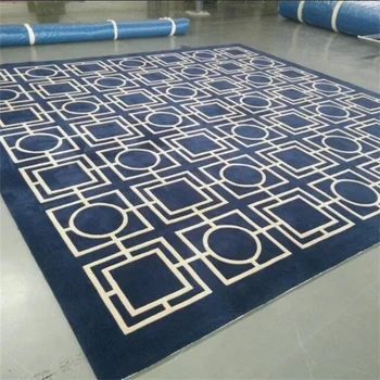 Geometrisk mønster Akryl tæppe alfombras Moderne Håndlavede tæpper i Stue, Soveværelse Mode kreative Og tabel sofa tapete