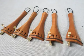 Violinstemme,10stk Ebony violin tailpieces 4/4,smukke buksbom ornament