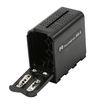 Magt Som NP-F970 NP-F970 Batteri Tilfælde FALCON ØJNE BB-6 BB6 Boks til 6 AA-Batteri passer til LED Video Light Lampe -, Monitor-Paneler