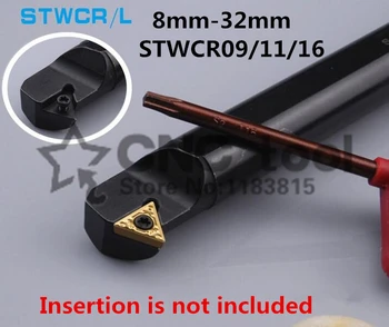 1STK S08K-STWCR09 S10K-STWCR11 S12M-STWCR11 S16Q-STWCR11 S20R-STWCR16 S25S-STUCR16 S32T-STUCR16 STWCL11 8mm-32mm CNC drejebænk værktøjer