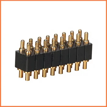 5pcs SMD/DIP fjederbelastet Pogo Pin Stik 16 Pin PCB Gennem Huller Dobbelt Række 2,54 mm Pitch 2x8 Position Guld