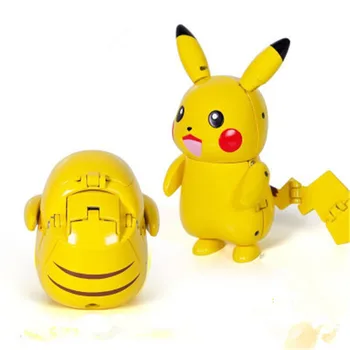 Spil Pokemon Deformation Animationsfilm Action Figurer, Søde Pikachu Legetøj Blastoise Bulbasaur Pokémon Charizard Lunala Figur Model Doll