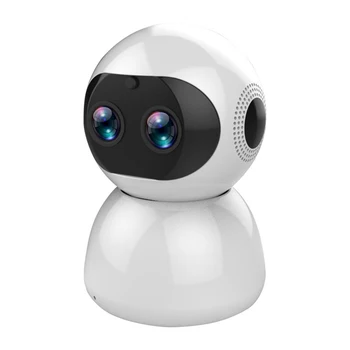 12MP Dobbelt 1080P Linse FHD 8x Zoom 360° PTZ Smart Home IP-Kamera AI Bevægelse Detektion TF Kort & Opbevaring i Cloud Security Monitor
