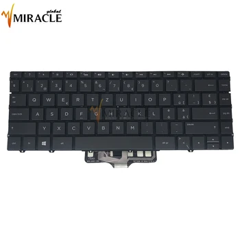 Tastatur til HP Spectre 13-AF 13-AF012DX SW Schweiziske layout PK1321W1A11 SN7162BL SG-88700 XXA 7J1820 model black kb-baggrundsbelysning