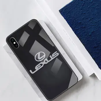 Lexus Logo Telefonen Tilfælde Glas Designer For Ipohne 12 7 8 PLUS 6s 11 Pro Max antal XR Tilbage Dække Sagen