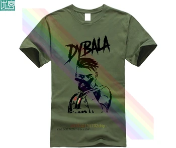 2019 Sommer Mode Paulo Dybala T Shirt, Mænds kortærmet bomulds Trykte T-Shirt Sjove Tees Harajuku-Shirts, Cool Toppe