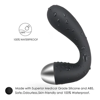 USB-Opladning Mandlige Masturbator Vibrerende Prostata Massager Silikone Anal Vibrator Sex Legetøj til Voksne Mænd Anus Dilator Butt Plug