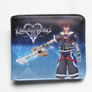 Anime Kingdom Hearts Tegnebøger Mænd Kortholderen Mønt Lomme Tegnefilm Kort Tegnebog