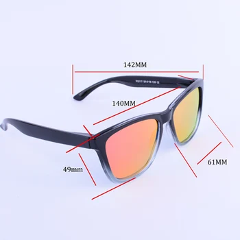 Klassisk mærke polariserede solbriller til mænd classic sport gradient solbriller kvinder udendørs kørsel briller farverige linse briller