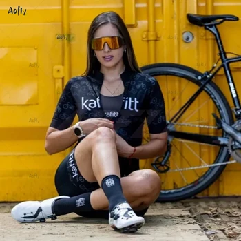 2020Kafitt Kvinder er Sexet Sort Triathlon Colombia Cykling Tøj Skinsuit Sæt Buksedragt Macaquinho Ciclismo Feminino Maillot