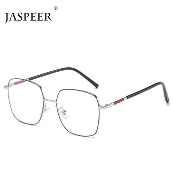 JASPEER Vintage Overdimensionerede Firkantede Briller Rammer Kvinder Anti Blå Briller Mænd Blå Lys Blokering Brillerne Optiske Billeder