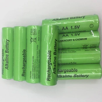 4STK/masse 1,5 V 3000mah AA-Batteri alkaline Genopladelige batterier 2100mah 1,5 V AAA-Batteri til Lommelygte genopladeligt Batteri