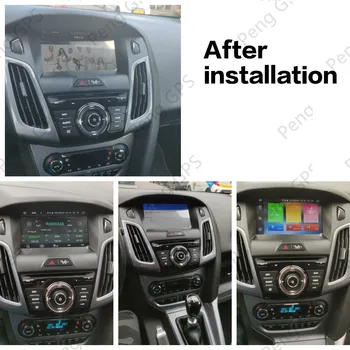 Car Multimedia Afspiller Til FORD FOCUS i 2012 - 2016 Android-Radio, DVD-kassettebåndoptager Hoved enhed, GPS-Navigation, Stereo Autoradio