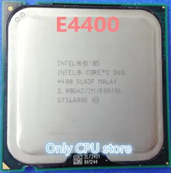 Gratis forsendelse E4400 For Intel Core 2 Duo-Processor E4400 2M Cache, 2.00 GHz, 800 MHz FSB bedste kvalitet