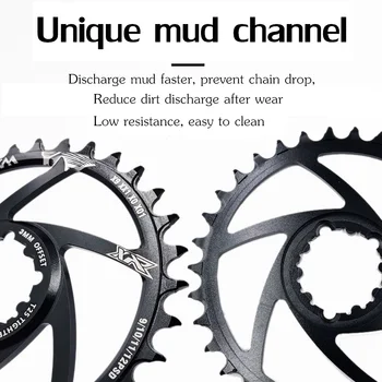 VXM Cykel Chainwheel 30T 32T 34T 36T 38T 40T Smalle Bred MTB Klinge Til GXP XX1 X9 XO X01 CNC-1/3/6mm Kranksæt Cykel Dele