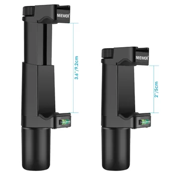 Neewer Smartphone Rig Filmskaber Greb Stativ Mount w/ Kold Sko Mount og Bredde Phone Clip Holder 2-3.6 tommer/50-92 mm til iPhone