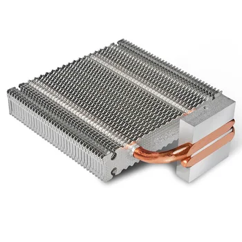 Pccooler N80 2 kobber heatpipe northbridge køler southbridge køling Bundkort radiator støtte installation 80mm CPU fan