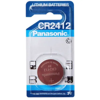 1STK Oprindelige Nyt For Panasonic CR2412 3V Lithium Coin watch nøglevedhæng Batteri Til swatch ur For LEXUS Bil Controller