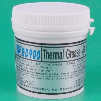 Høj ledningsevne GD900 termisk fedt silikone pasta grå vægt 150 g tønde