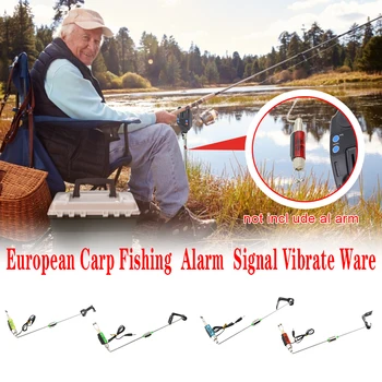 Europa-Karpe Fiskeri Alarm Signal Vibrere Ware Oplyst Indikator Fiskegrej Værktøjer Fiskeri Alarm Tilbehør