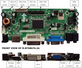 Latumab Nye LCD LED LVDS Controller Board Driver kit til LTN154XB-L01 HDMI + DVI + VGA-Gratis fragt