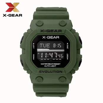 X-GEAR watch udendørs sport, der kører dykning svømning vandtæt led digitale ure Militære Shock-Resistente watch