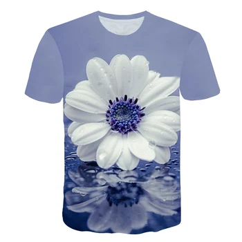 Nyeste stjernehimmel 3D-Print Aurora Cool Sjove T-shirt Mænd kortærmet Sommer Toppe Mandlige T-Shirt Mode Åndbar Med Kort