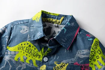 Kimocat Baby Boy Tøj 2020 Sommeren Nye koreanske Børn Skjorte Generation Af Bomuld Dinosaur Kort-Langærmet Shirt Til Drenge