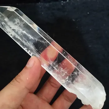 Naturlig kvarts krystal wand punkt feng sten shui sten helbredende krystaller wand chakra energi