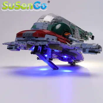 SuSenGo LED Lys kit Til 75243 Star War Slave l , (Model Ikke Inkluderet)