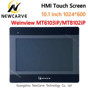 MT6103iP MT8102iP HMI-Touch-Skærm på 10,1 tommer, 1024*600 USB-Ethernet Erstatte MT6100i WEINVIEW/WEINTEK NEWCARVE