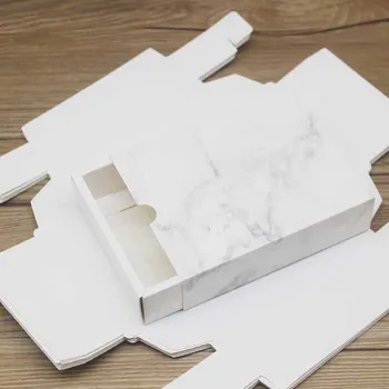 50stk marmorering style multi-papir pakke gaver boks, marmorering print gaveæske skuffe slik bryllupsfest suppiles pakke