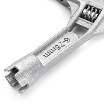 6-75mm Skruenøgle Aluminium Legering store gaffelnøgle Universal Nøgle Reparation Værktøj til Vand, Rør Skrue Badeværelse