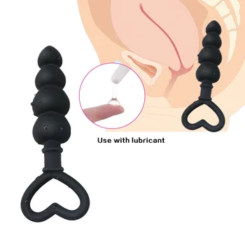 Silicone Butt Plug G-Spot Massage Kvindelige Masturbator Anal Perler Prostata Massage Voksen Sexlegetøj For Par Fetish Anal Legetøj