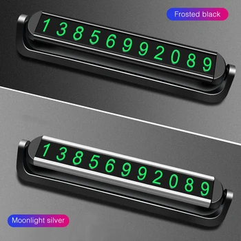 Magnetisk adsorption design kan erstatte midlertidig parkering tegn, roterbar dobbelt-sidet telefonnummer plade Midlertidige stop-skilt