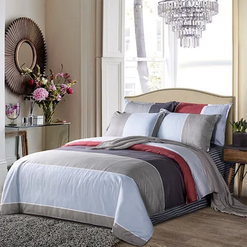 Classic-sengetøj sæt 5 størrelsen grå rød blomst, sengelinned 4stk/set Tegnefilm duvet cover sæt lagen AB side dynebetræk 2019 bed