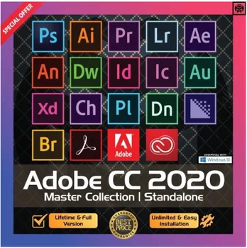 [Nyeste] Adobe CC 2020 - 2020 Vind 10 / Mac - Photoshop, Illustrator, After Effects, Premiere Pro, InDesign, adobe Lightroom