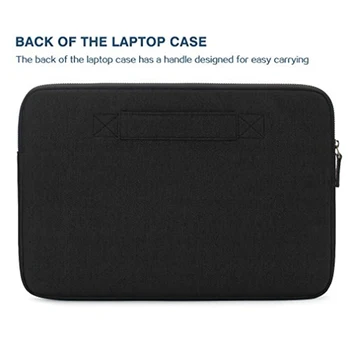 LONMEN Beskyttende Laptop Sleeve Med Tilbage Håndtag For 10.1