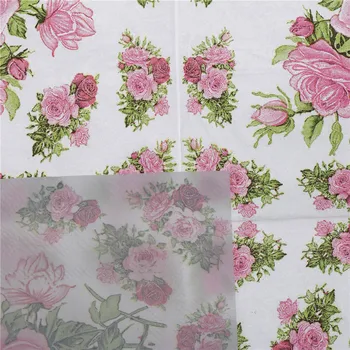 20pcs 27 stilarter Tabel servietter af papir væv trykt blomst rose dyr servilletas decoupage vintage bryllup fødselsdag