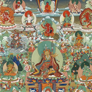Tibetanske Tangka Stue Hænge Malerier Buddhistiske Tangka Hjem Dekoration Kulturelle Gaver