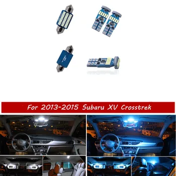 8stk White Ice Blå LED-Lampe Bil Pærer Interior Package Kit For 2013-Subaru XV Crosstrek Kort Dome Kuffert Lys