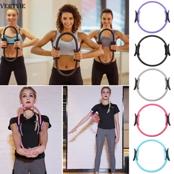 VERTVIE Professionel Yoga Cirkel Pilates Sport Magic Ring Kvinder Fitness Modstand Circle Fitness Træning, Pilates Tilbehør Indendørs
