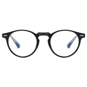 Peekaboo tr90 runde briller ramme for mænd mode klar linse computer blå lys blokering briller kvinder optisk uv400 unisex