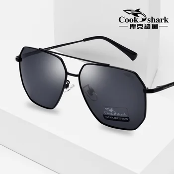 Cook haj solbriller mænds solbriller, polariserede kørsel driver spejl hipster UV-pladsen briller