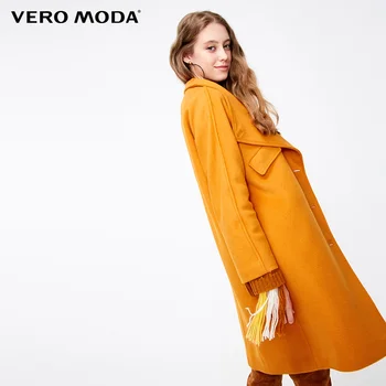Vero Moda Kvinder Button-Down Lap, Mid-Længde Lag Uld Frakke | 318327561