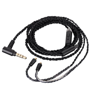 4-core fletning OCC Audio Kabel Med fjernbetjening og mic For Westone ER Pro 10 20 30 UM Pro 10 20 30 50 W10 W20 W30 W40 W50 W60 W80 Øretelefon