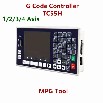 1-4-akset CNC controller TC55H USB-Stick G-kode Spindel Kontrolpanel MPG Stå Alene drejebænk, fræsemaskine controller
