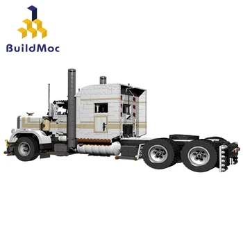 BuildMoc Teknik Teknik Dump Truck byggesten Køretøj Bil Mursten Sæt Uddannelsesmæssige DIY Legetøj til Børn Drenge