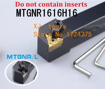 MTGNR1616H16/ MTGNL1616H16 16mm Metal Drejebænk Skærende Værktøjer,CNC-Værktøj Cylindrisk turning værktøj, Eksterne Drejning,Type MTGNR/L
