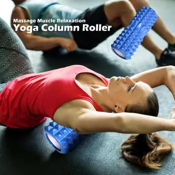 Af Hule, Cylindriske Yoga Block-Fitness-Udstyr Pilates Foam Roller Trænings-Og Motionscenter Motion Muscle Massage Roller Yoga Øvelse